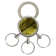 Feather Macro Bird Plumage Nature 3-ring Key Chains by Sapixe