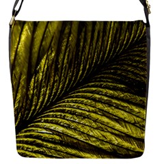 Feather Macro Bird Plumage Nature Flap Closure Messenger Bag (s) by Sapixe