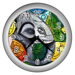 Graffiti The Art Of Spray Mural Wall Clock (silver) by Sapixe