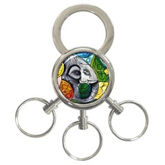 Graffiti The Art Of Spray Mural 3-ring Key Chains by Sapixe