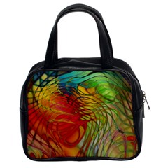 Texture Art Color Pattern Classic Handbag (two Sides) by Sapixe