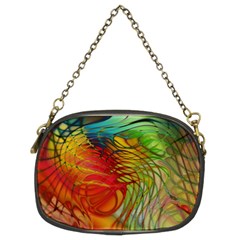 Texture Art Color Pattern Chain Purse (two Sides)