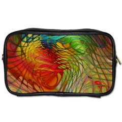 Texture Art Color Pattern Toiletries Bag (two Sides)