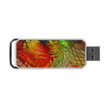 Texture Art Color Pattern Portable USB Flash (One Side) Front