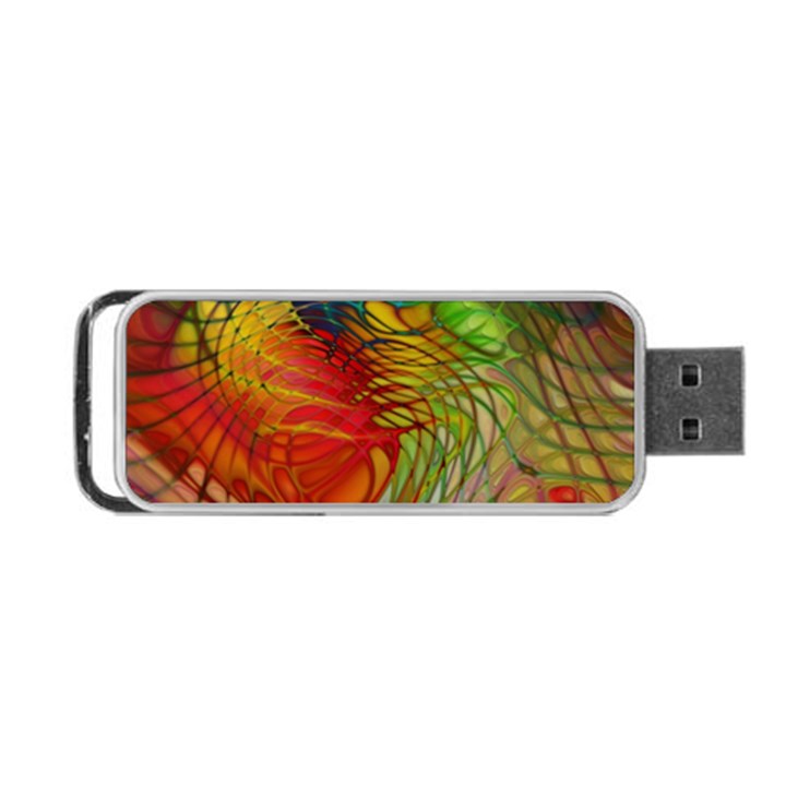 Texture Art Color Pattern Portable USB Flash (One Side)