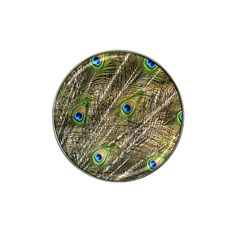 Peacock Feathers Color Plumage Green Hat Clip Ball Marker (4 Pack) by Sapixe