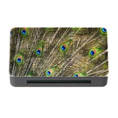 Peacock Feathers Color Plumage Green Memory Card Reader With Cf by Sapixe