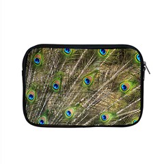 Peacock Feathers Color Plumage Green Apple Macbook Pro 15  Zipper Case by Sapixe