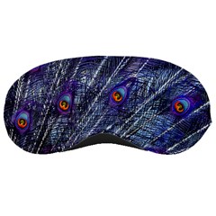 Peacock Feathers Color Plumage Blue Sleeping Masks by Sapixe