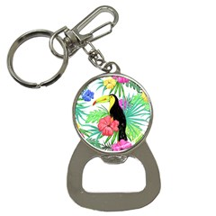 Leaves Tropical Nature Green Plant Bottle Opener Key Chains by Sapixe