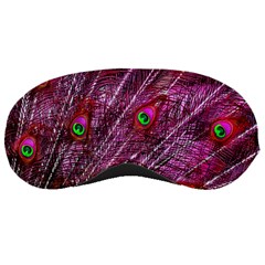 Peacock Feathers Color Plumage Sleeping Masks by Sapixe