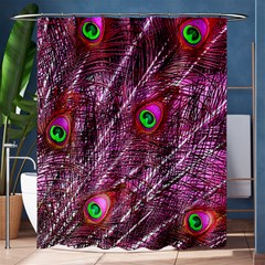 Peacock Feathers Color Plumage Shower Curtain 60  X 72  (medium)  by Sapixe