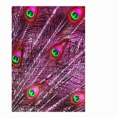 Peacock Feathers Color Plumage Small Garden Flag (two Sides) by Sapixe