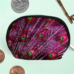 Peacock Feathers Color Plumage Accessory Pouch (medium) by Sapixe