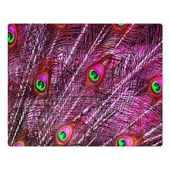 Peacock Feathers Color Plumage Double Sided Flano Blanket (large)  by Sapixe