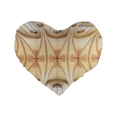 Wells Cathedral Wells Cathedral Standard 16  Premium Heart Shape Cushions by Sapixe