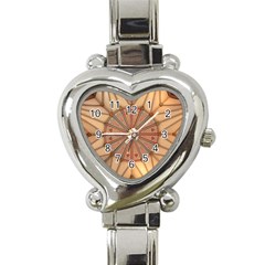 York Minster Chapter House Heart Italian Charm Watch by Sapixe