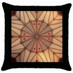 York Minster Chapter House Throw Pillow Case (Black) Front