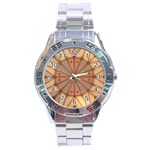 York Minster Chapter House Stainless Steel Analogue Watch Front