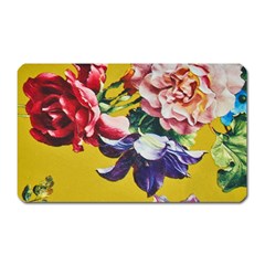 Textile Printing Flower Rose Cover Magnet (rectangular) by Sapixe