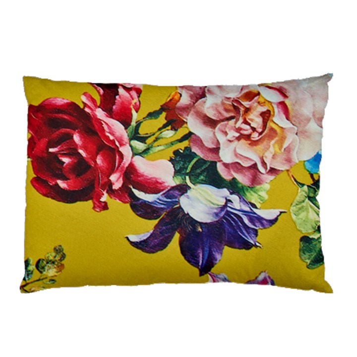 Textile Printing Flower Rose Cover Pillow Case