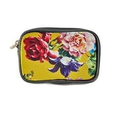 Textile Printing Flower Rose Cover Coin Purse by Sapixe