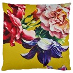 Textile Printing Flower Rose Cover Large Flano Cushion Case (Two Sides) Front