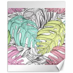 Leaves Tropical Nature Plant Canvas 16  X 20  by Sapixe