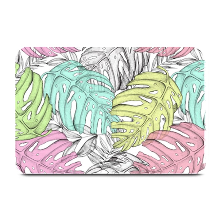 Leaves Tropical Nature Plant Plate Mats