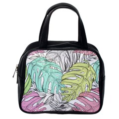 Leaves Tropical Nature Plant Classic Handbag (one Side)