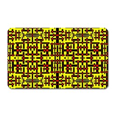 Red Black Yellow Magnet (rectangular) by ArtworkByPatrick