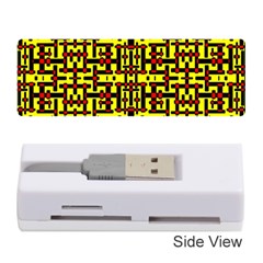 Red Black Yellow Memory Card Reader (stick) by ArtworkByPatrick