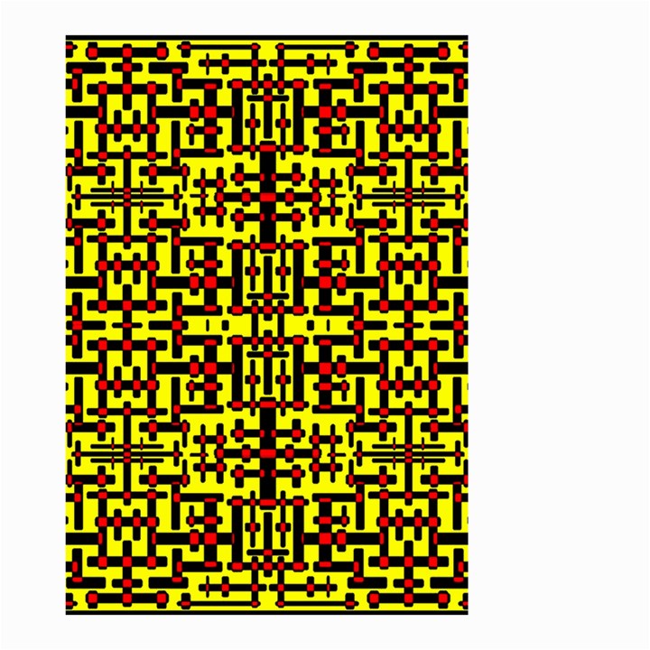 RED BLACK YELLOW Small Garden Flag (Two Sides)