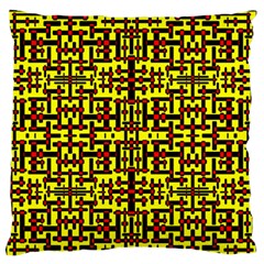 Red Black Yellow Standard Flano Cushion Case (two Sides) by ArtworkByPatrick