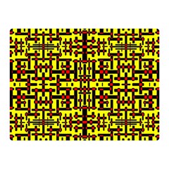 Red Black Yellow Double Sided Flano Blanket (mini)  by ArtworkByPatrick