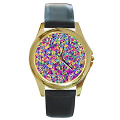 New Stuff-2-1 Round Gold Metal Watch by ArtworkByPatrick