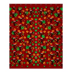 Christmas Time With Santas Helpers Shower Curtain 60  X 72  (medium)  by pepitasart