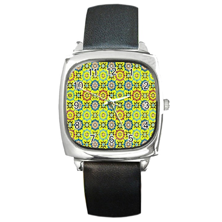 New Stuff 2-2 Square Metal Watch