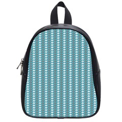 Swan Herd Houndstooth Pattern School Bag (small) by emilyzragz