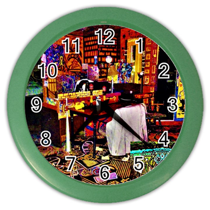 PAINTED HOUSE Color Wall Clock