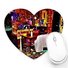 Painted House Heart Mousepads by MRTACPANS