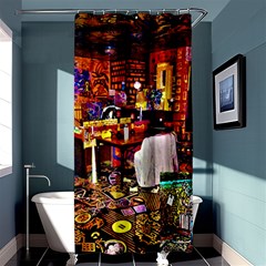 Painted House Shower Curtain 36  X 72  (stall)  by MRTACPANS