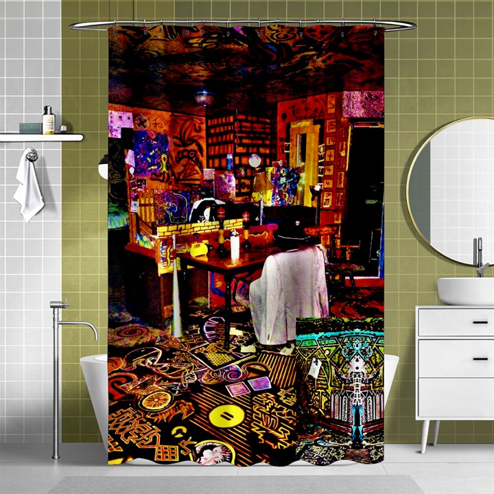 PAINTED HOUSE Shower Curtain 48  x 72  (Small) 