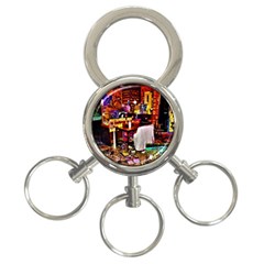 Painted House 3-ring Key Chains by MRTACPANS