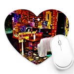 PAINTED HOUSE Heart Mousepads Front