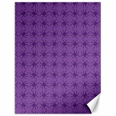 Pattern Spiders Purple And Black Halloween Gothic Modern Canvas 18  X 24  by genx