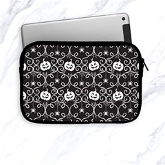 Pattern Pumpkin Spider Vintage Gothic Halloween Black And White Apple Ipad Mini Zipper Cases by genx