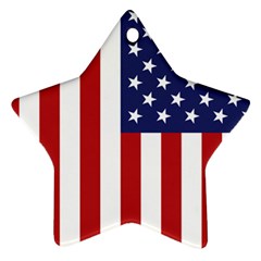 Us Flag Stars And Stripes Maga Ornament (star) by snek