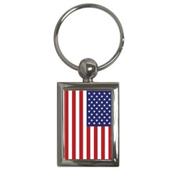 Us Flag Stars And Stripes Maga Key Chains (rectangle)  by snek