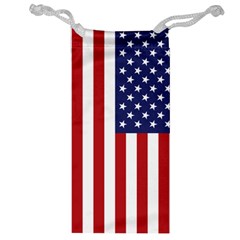 Us Flag Stars And Stripes Maga Jewelry Bag by snek